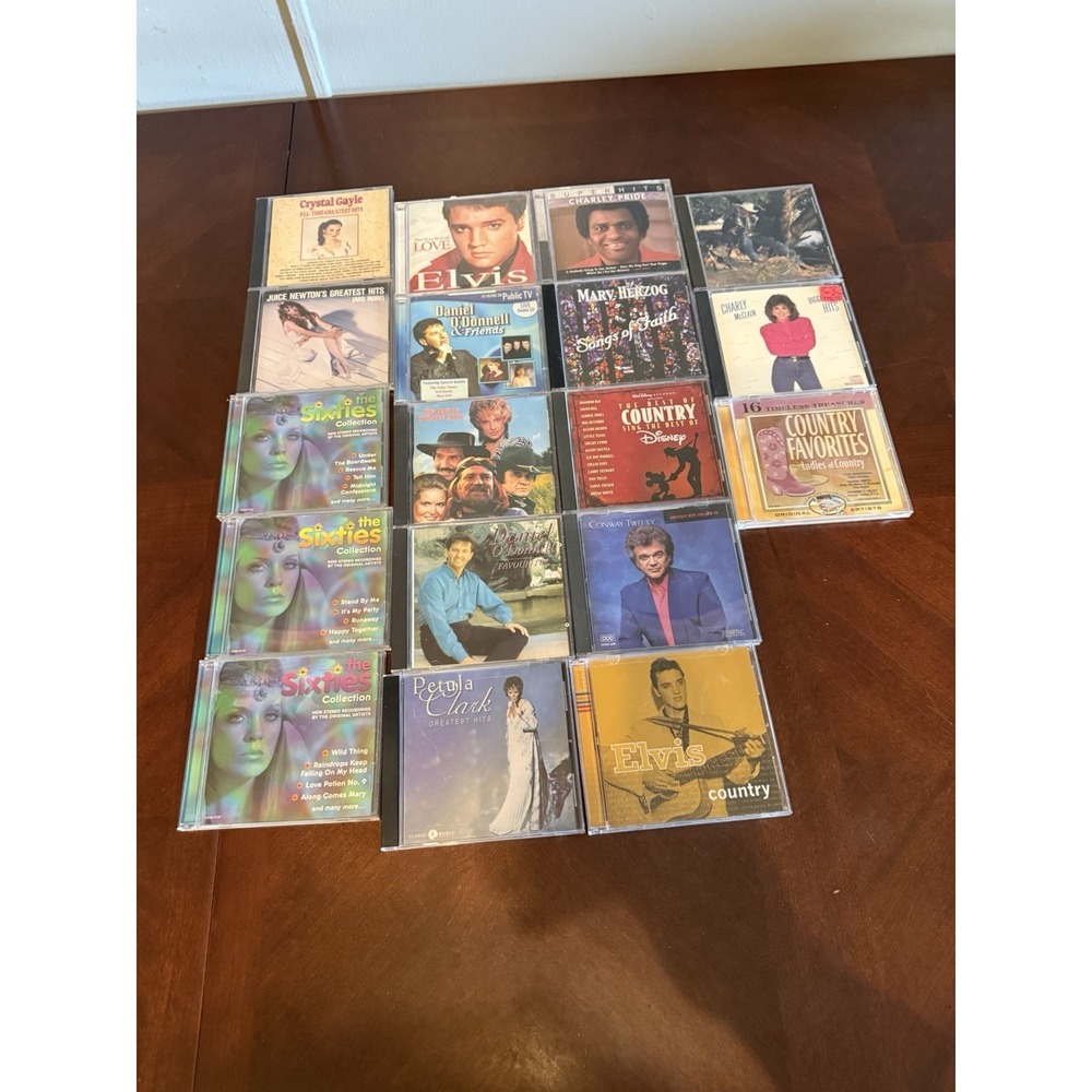 Lot 20 Country‎ Pop CD Elvis Conway Twitty 60s Collection Greatest Hits